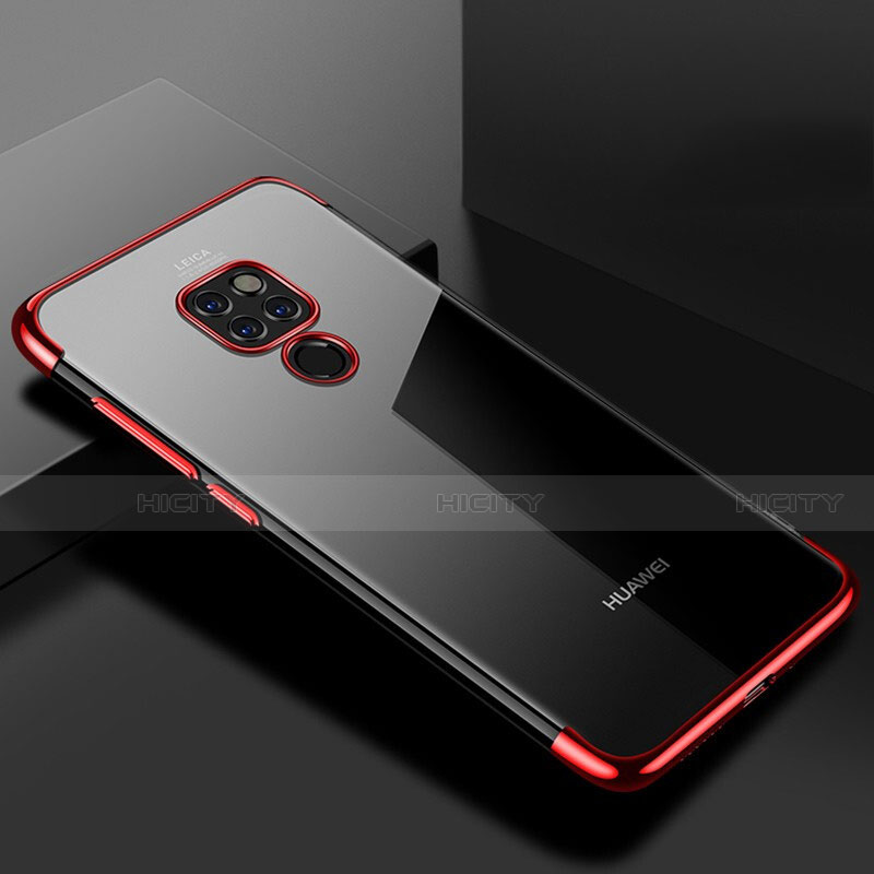 Coque Ultra Fine TPU Souple Housse Etui Transparente U01 pour Huawei Mate 20 Rouge Plus