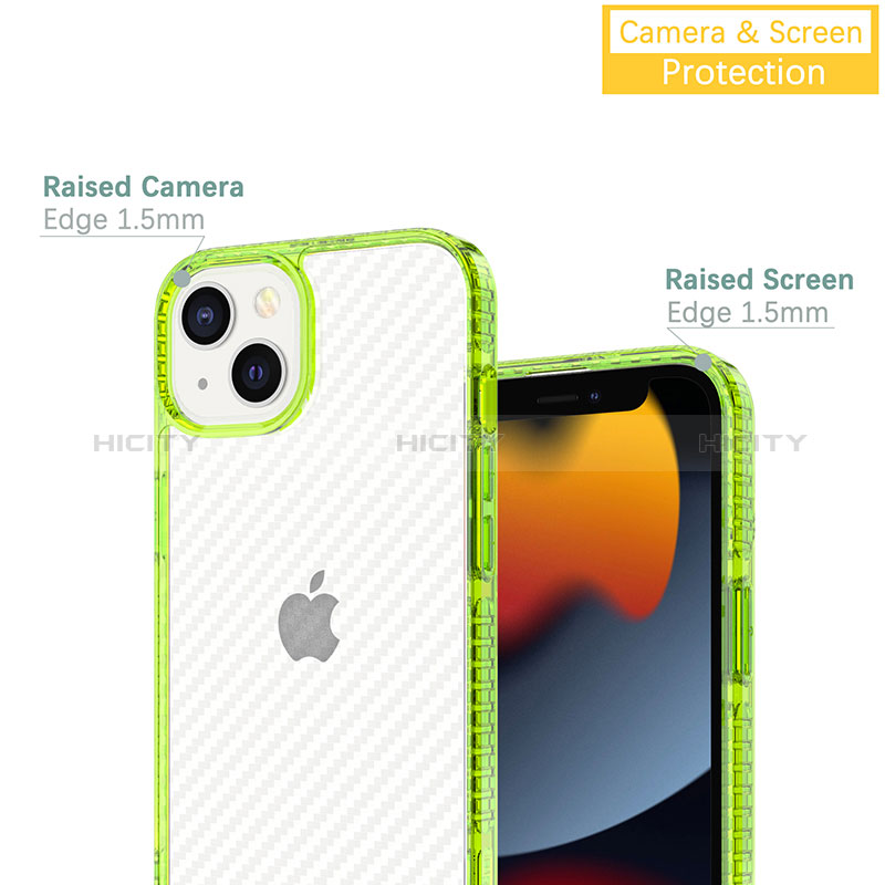 Coque Ultra Fine TPU Souple Housse Etui Transparente YJ1 pour Apple iPhone 13 Plus