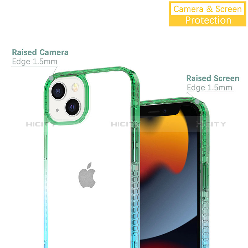 Coque Ultra Fine TPU Souple Housse Etui Transparente YJ2 pour Apple iPhone 13 Plus