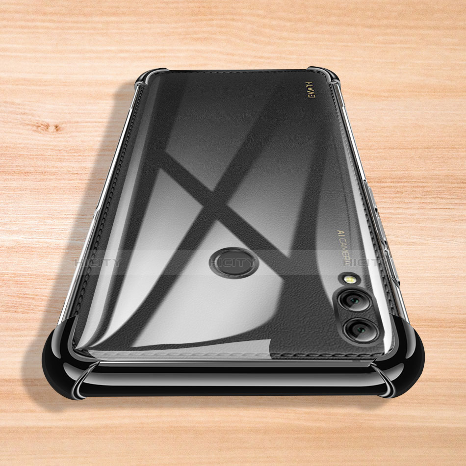 Coque Ultra Fine TPU Souple Transparente A02 pour Huawei Honor 8X Max Noir Plus