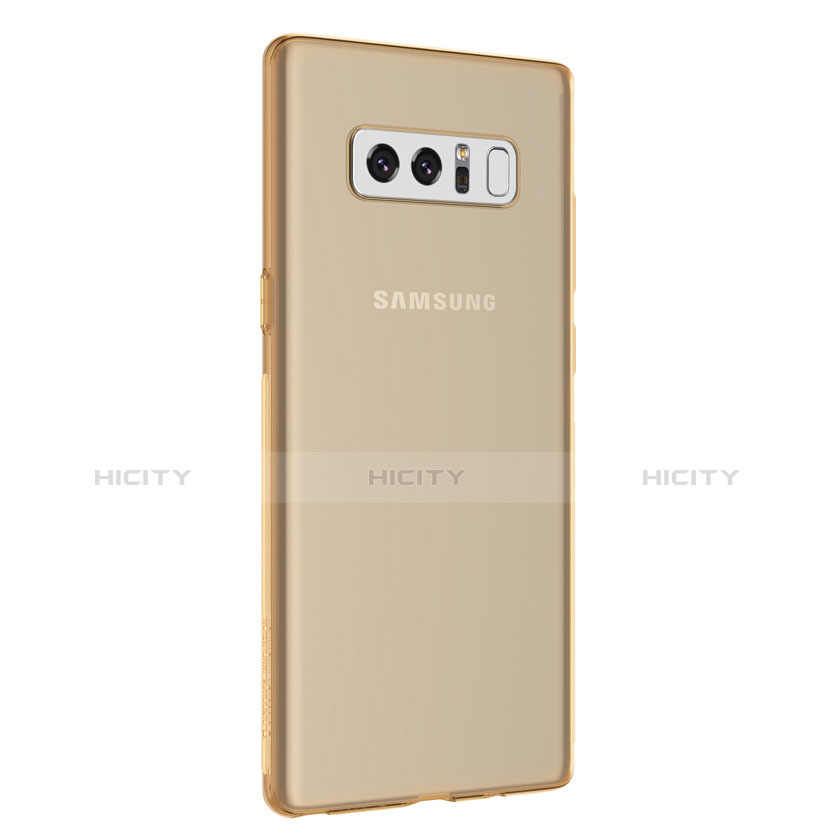 Coque Ultra Fine TPU Souple Transparente H01 pour Samsung Galaxy Note 8 Or Plus