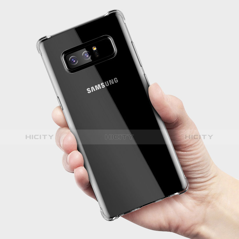 Coque Ultra Fine TPU Souple Transparente H02 pour Samsung Galaxy Note 8 Duos N950F Clair Plus