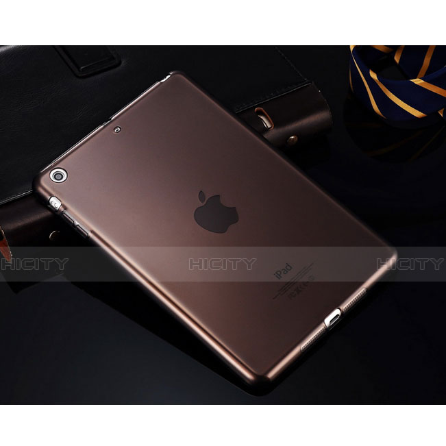 Coque Ultra Fine TPU Souple Transparente pour Apple iPad Mini 3 Gris Plus