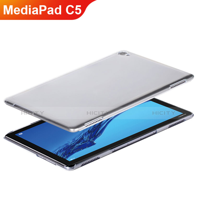 Coque Ultra Fine TPU Souple Transparente T02 pour Huawei MediaPad C5 10 10.1 BZT-W09 AL00 Clair Plus