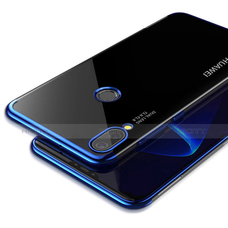 Coque Ultra Fine TPU Souple Transparente T02 pour Huawei P20 Lite Bleu Plus