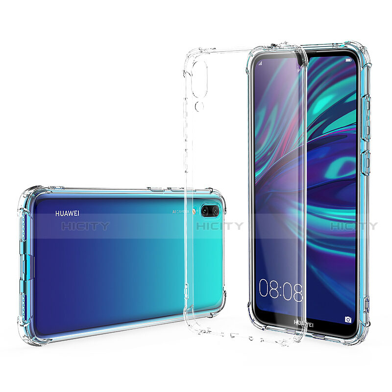 Coque Ultra Fine TPU Souple Transparente T02 pour Huawei Y7 (2019) Clair Plus