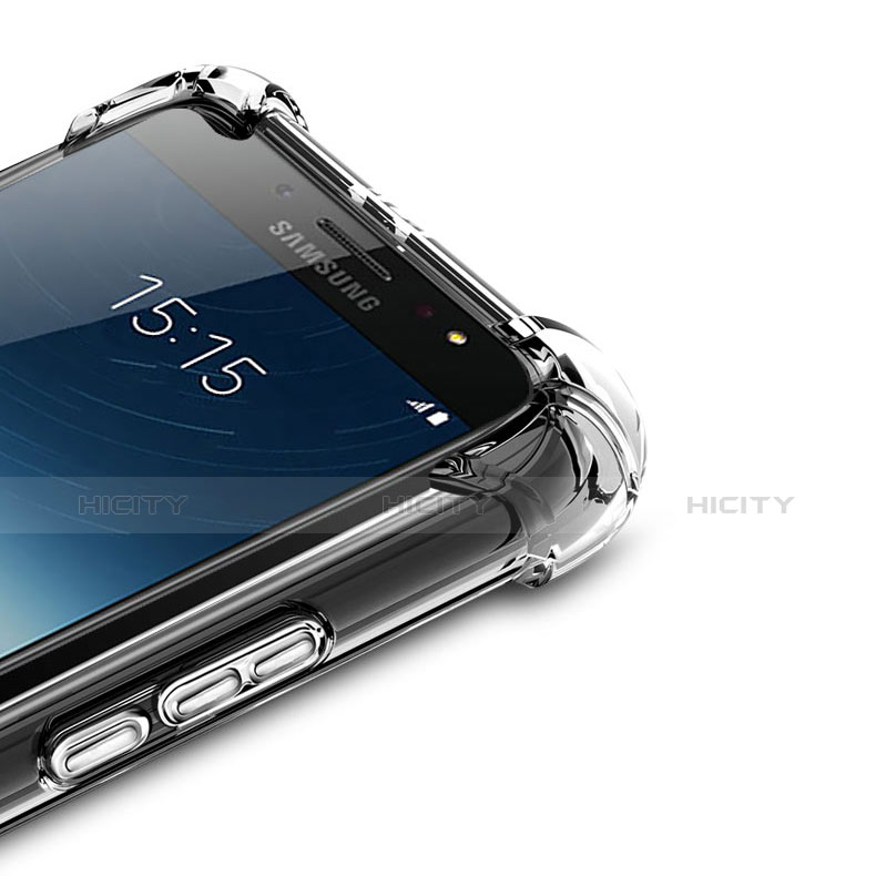 Coque Ultra Fine TPU Souple Transparente T02 pour Samsung Galaxy C8 C710F Clair Plus