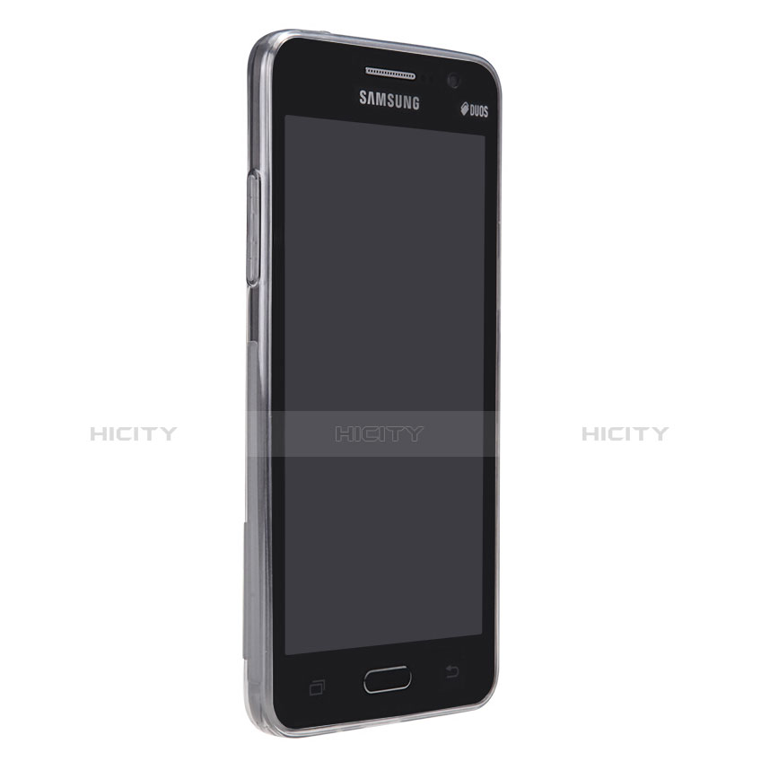 Coque Ultra Fine TPU Souple Transparente T02 pour Samsung Galaxy Grand Prime 4G G531F Duos TV Clair Plus