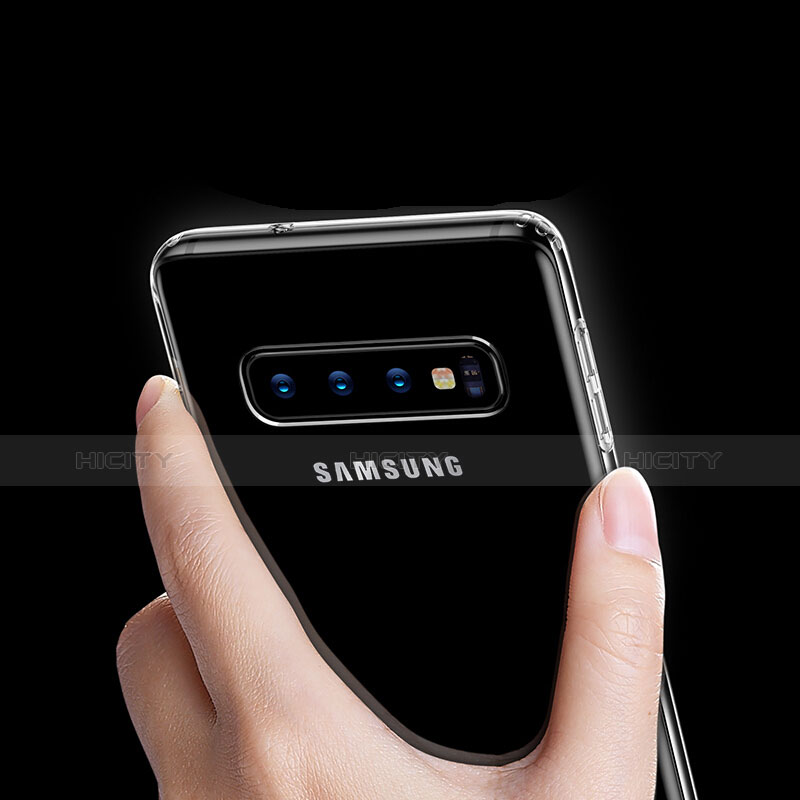 Coque Ultra Fine TPU Souple Transparente T02 pour Samsung Galaxy S10 Plus Clair Plus