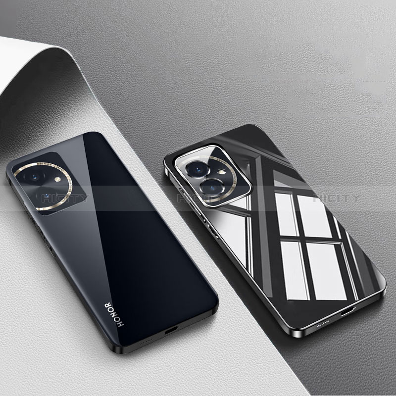 Coque Ultra Fine TPU Souple Transparente T06 pour Huawei Honor 100 5G Noir Plus