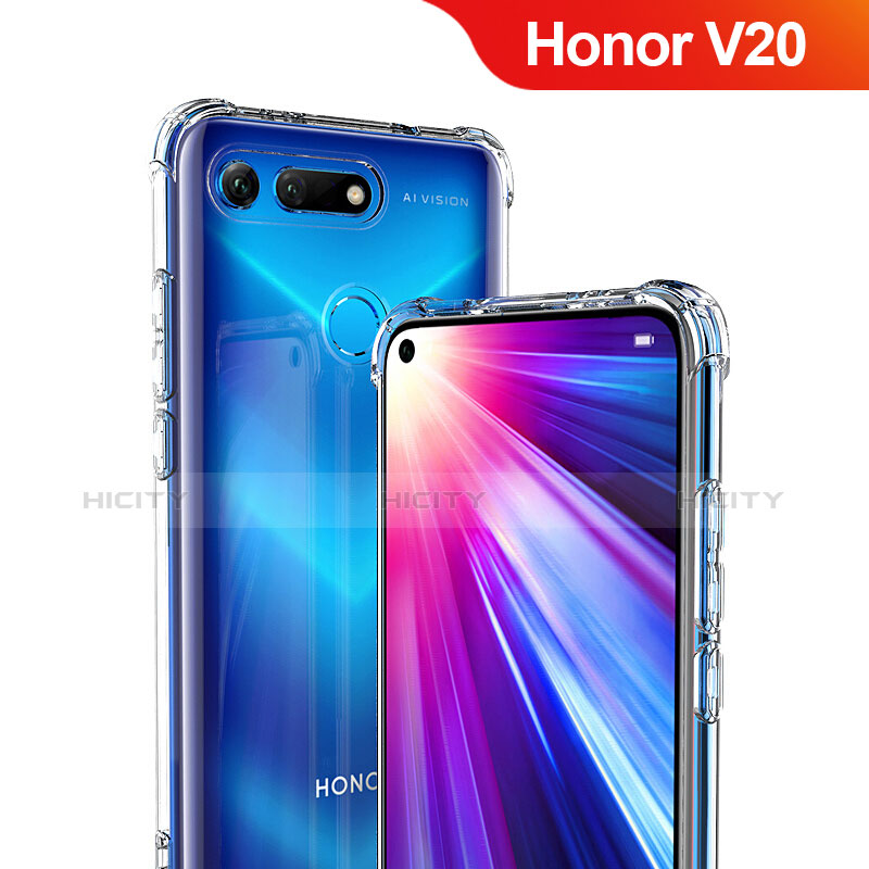 Coque Ultra Fine TPU Souple Transparente T06 pour Huawei Honor V20 Clair Plus