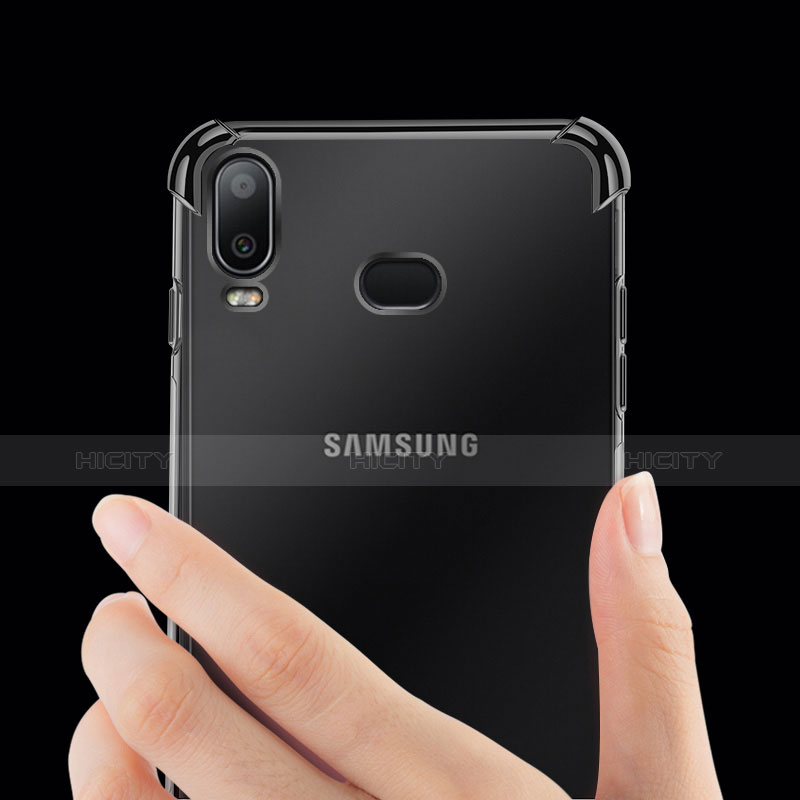 Coque Ultra Fine TPU Souple Transparente T06 pour Samsung Galaxy A6s Clair Plus