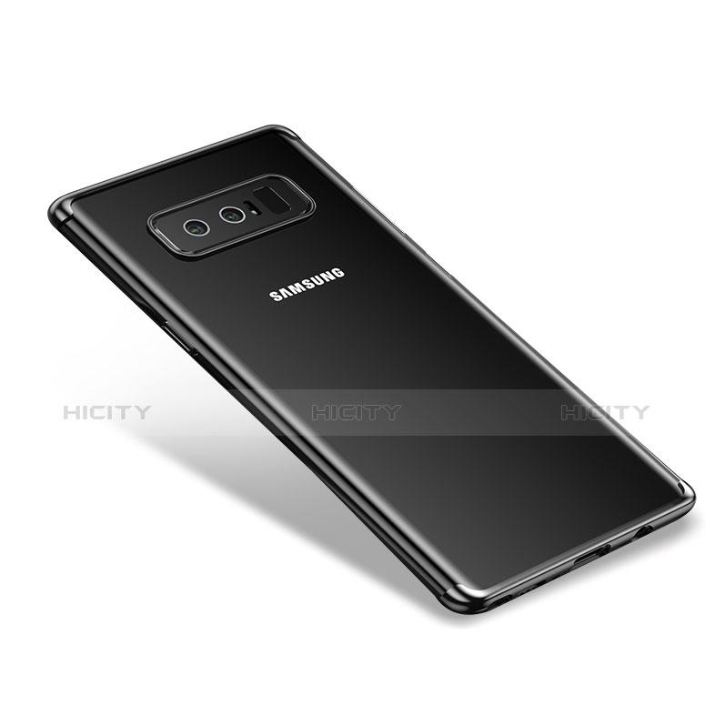 Coque Ultra Fine TPU Souple Transparente T06 pour Samsung Galaxy Note 8 Argent Plus