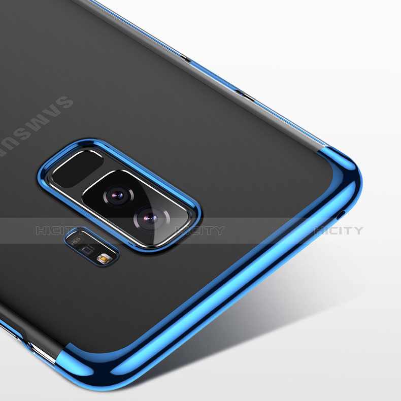 Coque Ultra Fine TPU Souple Transparente T06 pour Samsung Galaxy S9 Plus Bleu Plus