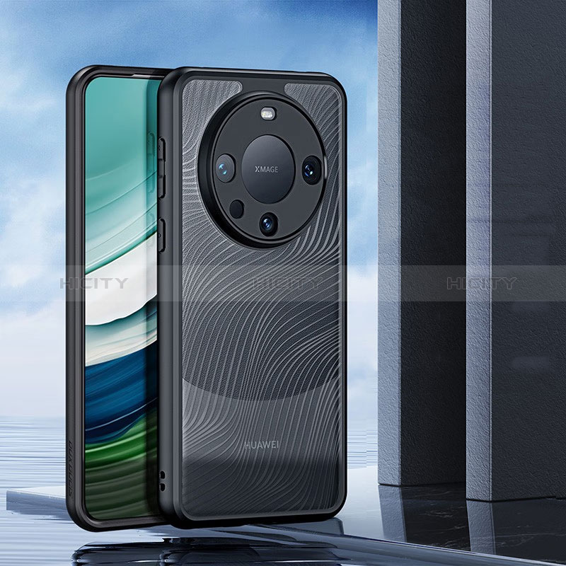 Coque Ultra Fine TPU Souple Transparente T08 pour Huawei Mate 60 Noir Plus