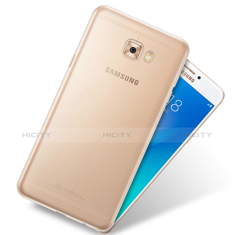 Coque Ultra Fine TPU Souple Transparente T08 pour Samsung Galaxy C7 Pro C7010 Clair Plus