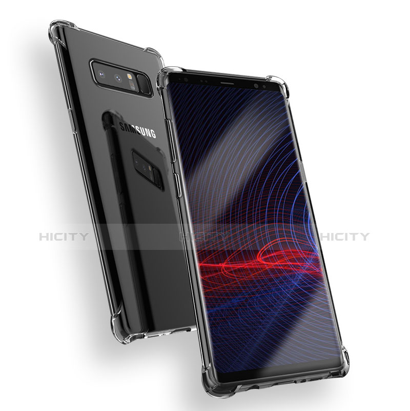 Coque Ultra Fine TPU Souple Transparente T08 pour Samsung Galaxy Note 8 Duos N950F Clair Plus
