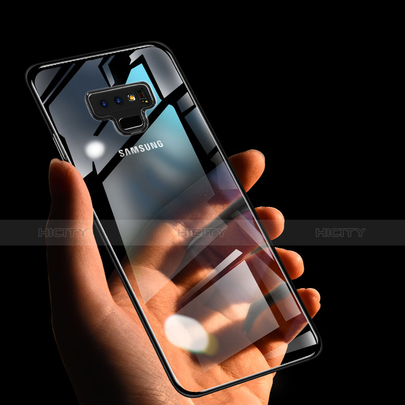 Coque Ultra Fine TPU Souple Transparente T08 pour Samsung Galaxy Note 9 Noir Plus