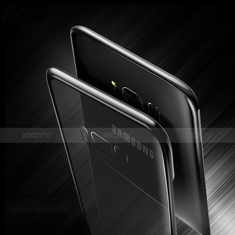 Coque Ultra Fine TPU Souple Transparente T08 pour Samsung Galaxy S8 Argent Plus