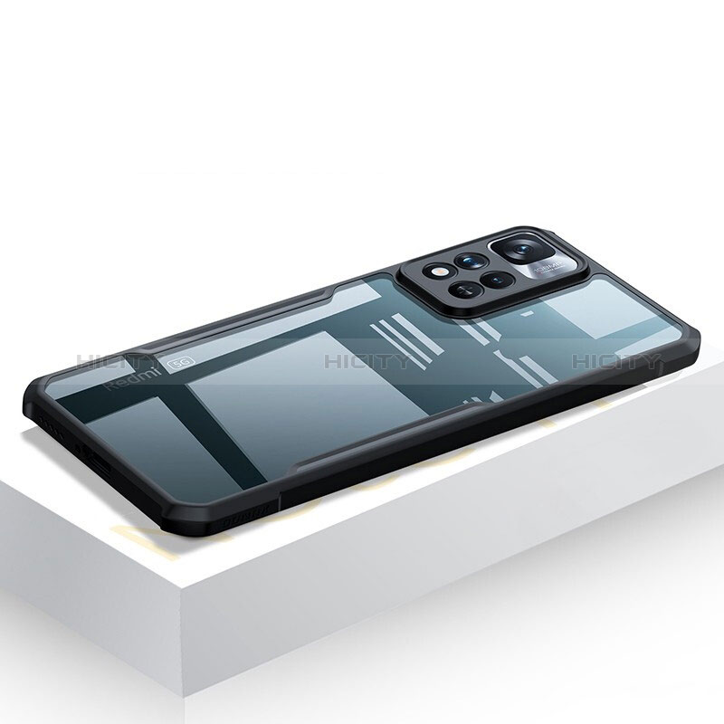 Coque Ultra Fine TPU Souple Transparente T08 pour Xiaomi Redmi Note 11 Pro+ Plus 5G Noir Plus