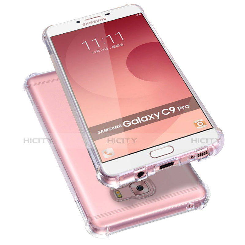 Coque Ultra Fine TPU Souple Transparente T09 pour Samsung Galaxy C9 Pro C9000 Clair Plus