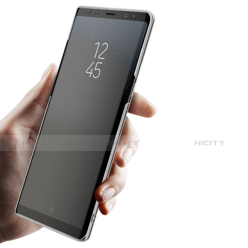 Coque Ultra Fine TPU Souple Transparente T09 pour Samsung Galaxy Note 9 Noir Plus