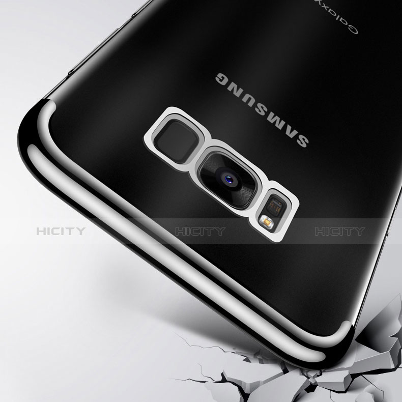 Coque Ultra Fine TPU Souple Transparente T09 pour Samsung Galaxy S8 Noir Plus