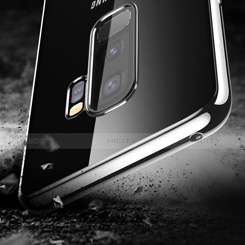Coque Ultra Fine TPU Souple Transparente T09 pour Samsung Galaxy S9 Plus Argent Plus