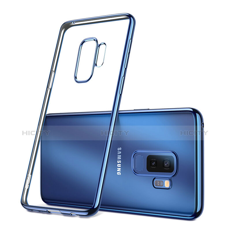Coque Ultra Fine TPU Souple Transparente T09 pour Samsung Galaxy S9 Plus Bleu Plus