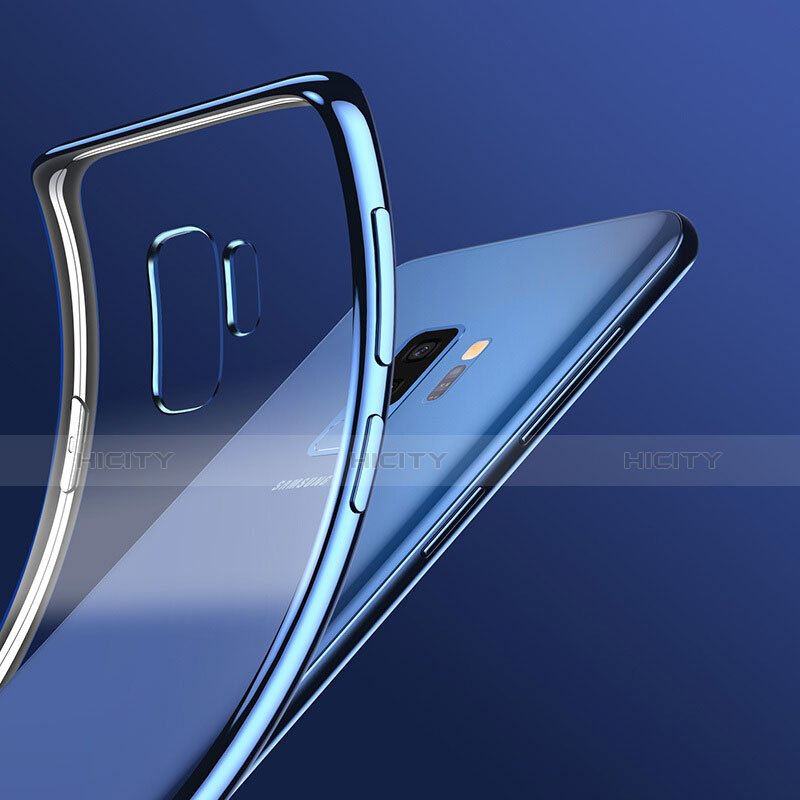 Coque Ultra Fine TPU Souple Transparente T09 pour Samsung Galaxy S9 Plus Bleu Plus