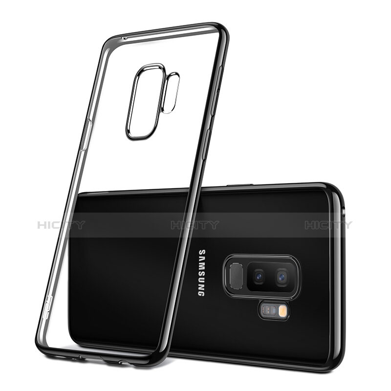 Coque Ultra Fine TPU Souple Transparente T09 pour Samsung Galaxy S9 Plus Noir Plus