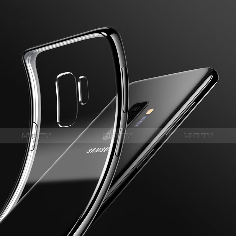 Coque Ultra Fine TPU Souple Transparente T09 pour Samsung Galaxy S9 Plus Noir Plus
