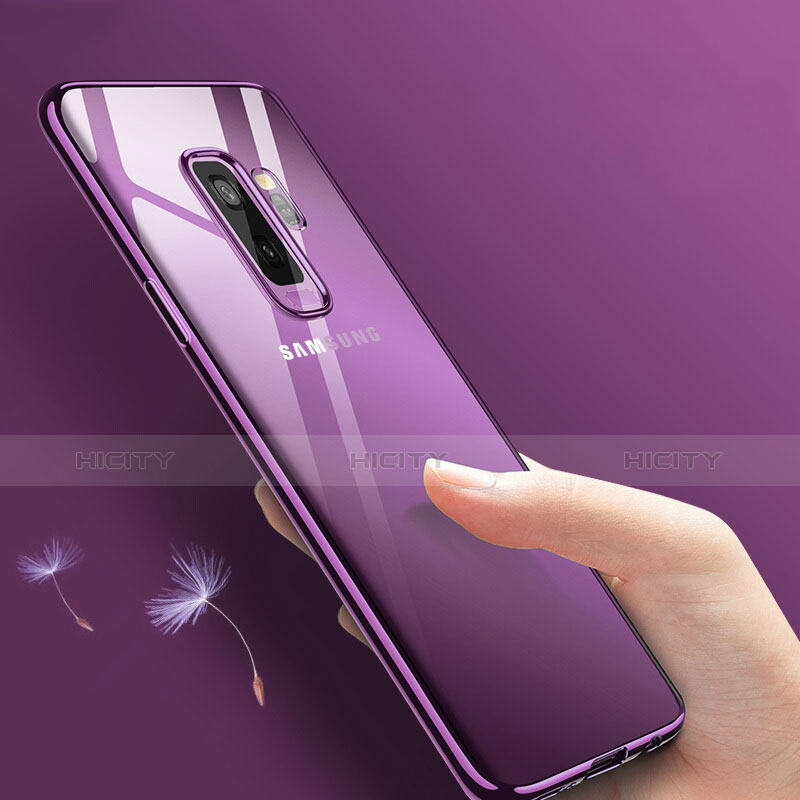Coque Ultra Fine TPU Souple Transparente T09 pour Samsung Galaxy S9 Plus Violet Plus
