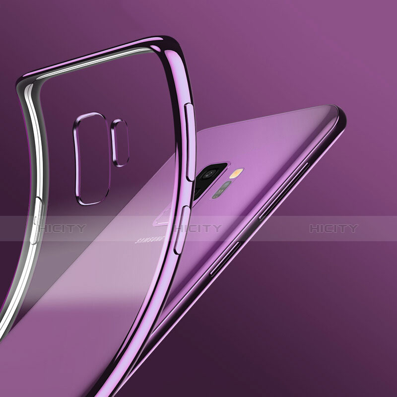 Coque Ultra Fine TPU Souple Transparente T09 pour Samsung Galaxy S9 Plus Violet Plus