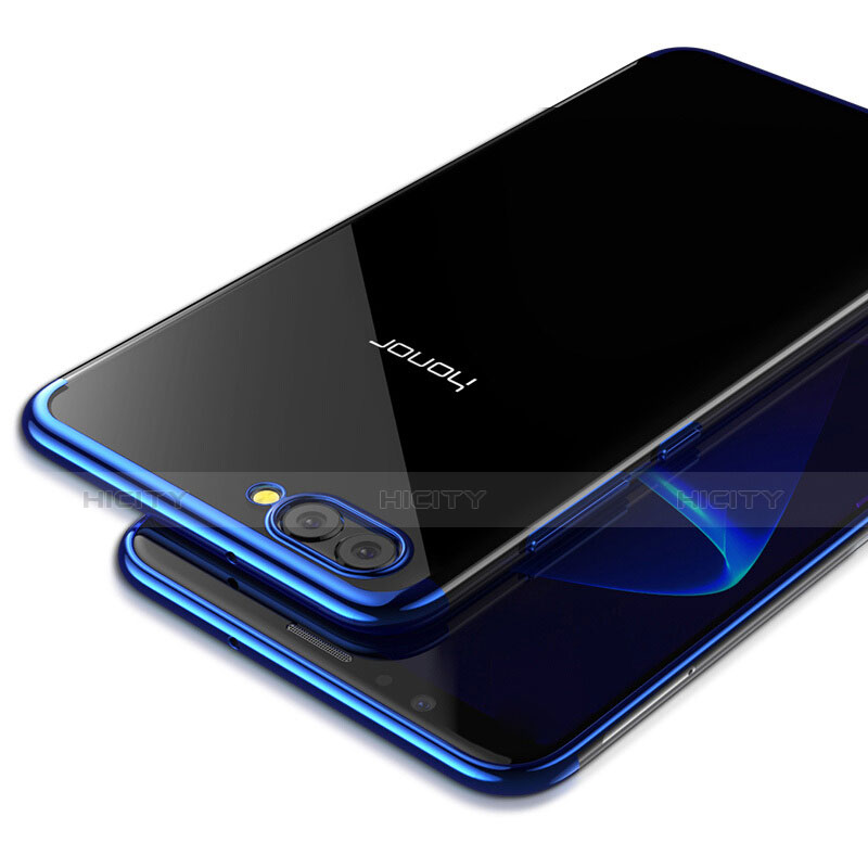 Coque Ultra Fine TPU Souple Transparente T10 pour Huawei Honor View 10 Bleu Plus