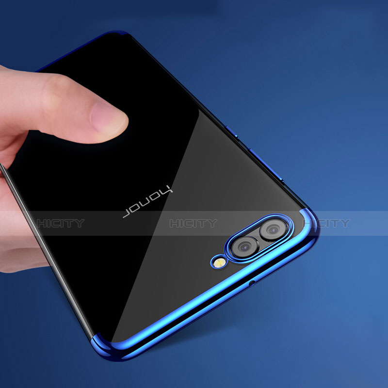 Coque Ultra Fine TPU Souple Transparente T10 pour Huawei Honor View 10 Bleu Plus