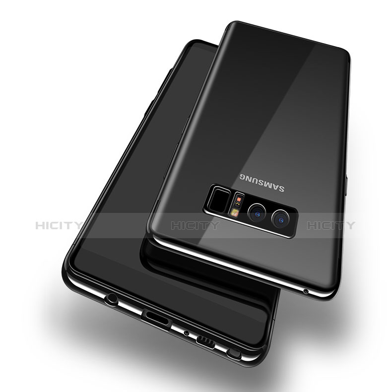 Coque Ultra Fine TPU Souple Transparente T10 pour Samsung Galaxy Note 8 Noir Plus