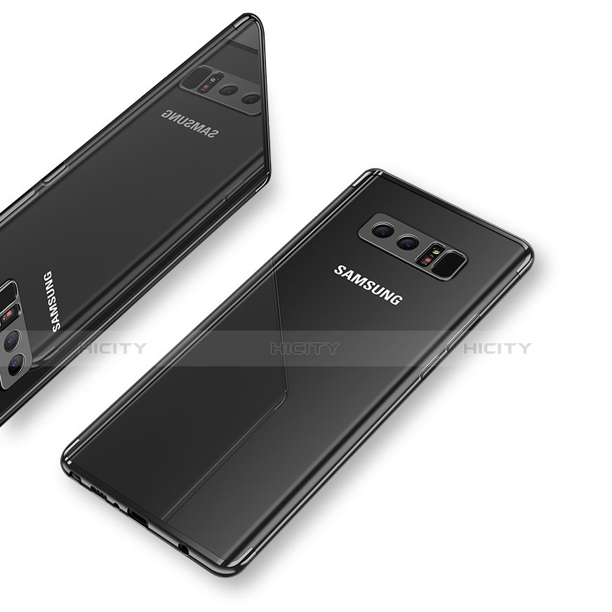 Coque Ultra Fine TPU Souple Transparente T10 pour Samsung Galaxy Note 8 Noir Plus