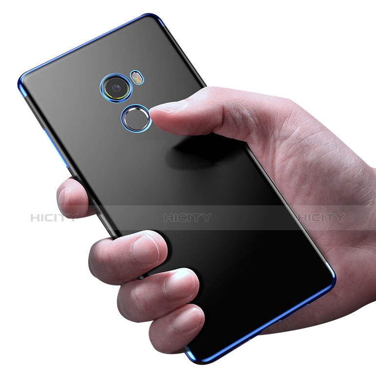 Coque Ultra Fine TPU Souple Transparente T11 pour Xiaomi Mi Mix 2 Bleu Plus