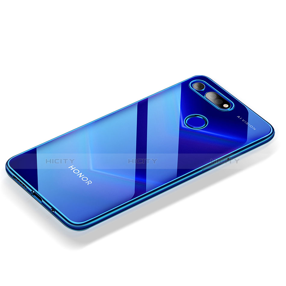 Coque Ultra Fine TPU Souple Transparente T12 pour Huawei Honor V20 Bleu Plus