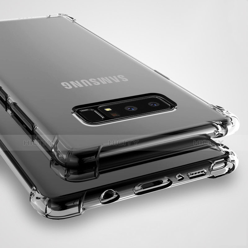 Coque Ultra Fine TPU Souple Transparente T12 pour Samsung Galaxy Note 8 Duos N950F Clair Plus