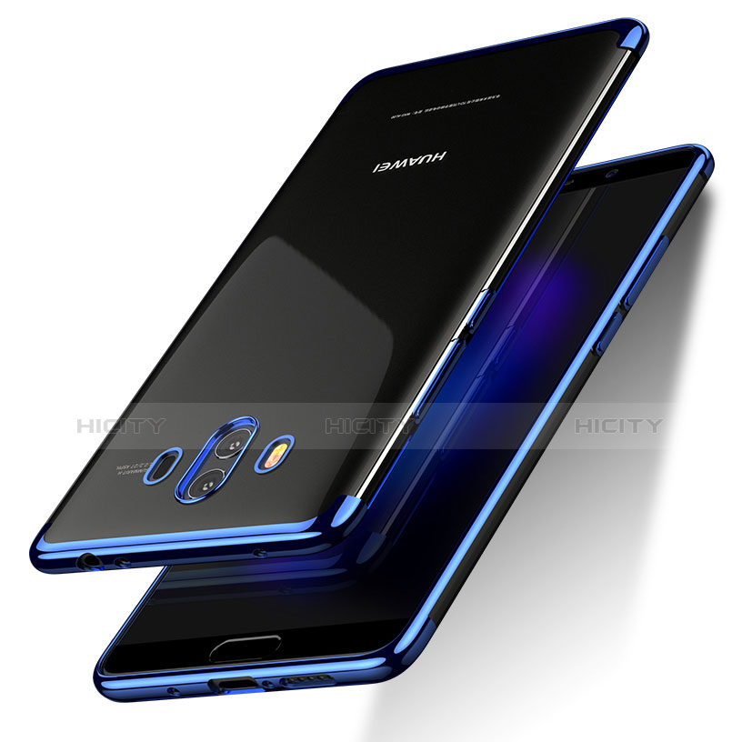 Coque Ultra Fine TPU Souple Transparente T17 pour Huawei Mate 10 Bleu Plus