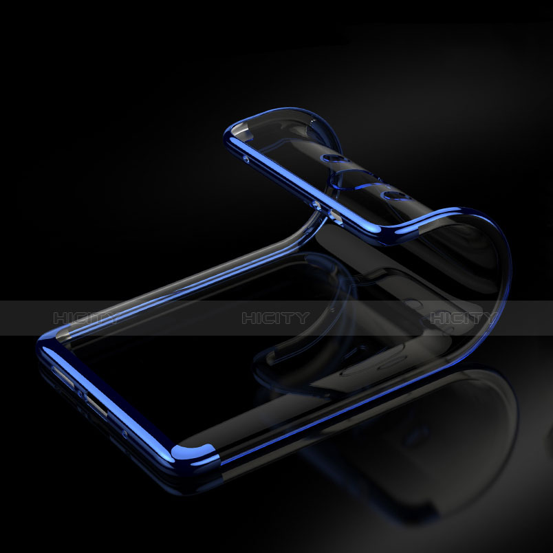 Coque Ultra Fine TPU Souple Transparente T17 pour Huawei Mate 10 Bleu Plus
