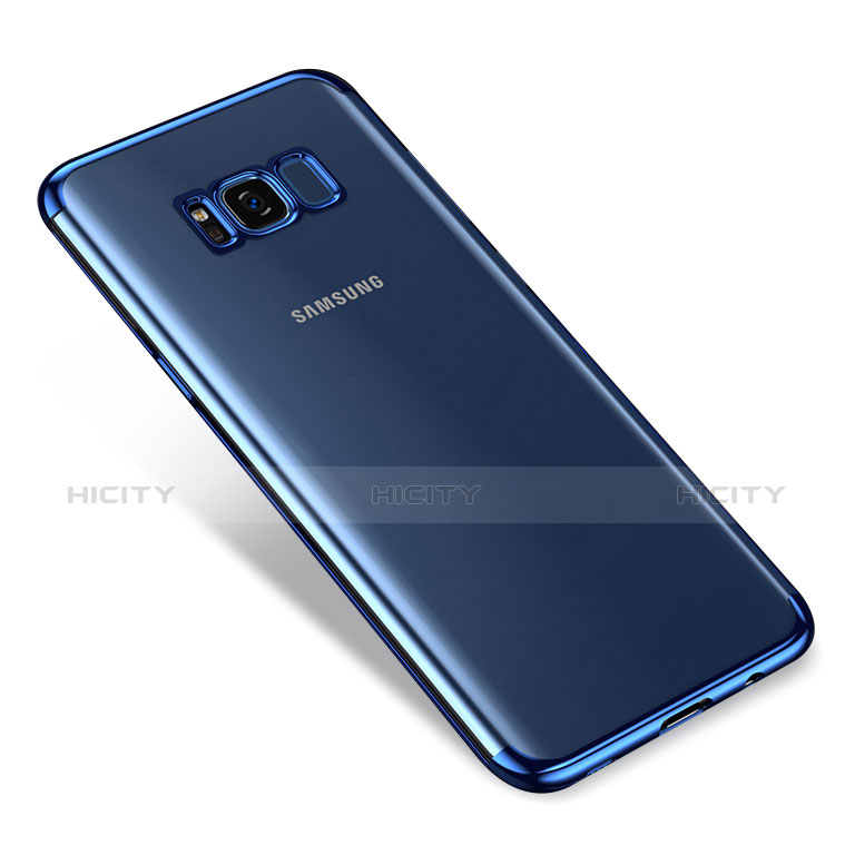 Coque Ultra Fine TPU Souple Transparente T17 pour Samsung Galaxy S8 Bleu Plus