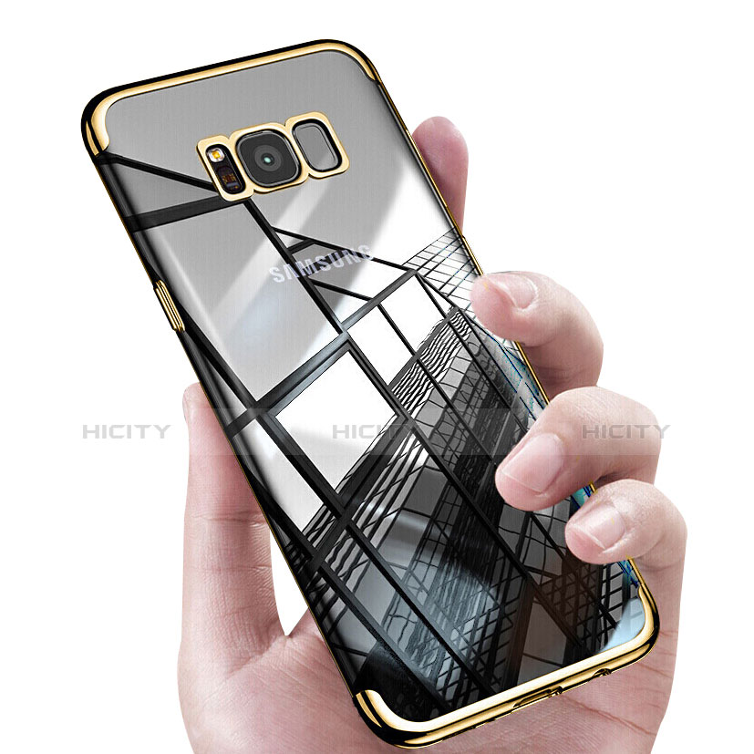 Coque Ultra Fine TPU Souple Transparente T17 pour Samsung Galaxy S8 Or Plus