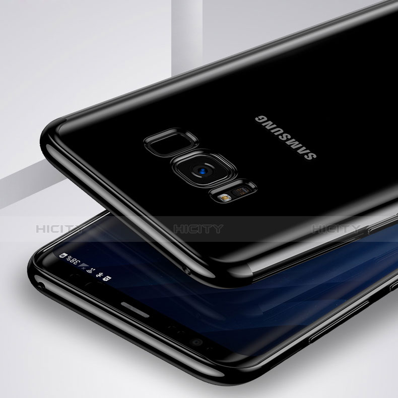 Coque Ultra Fine TPU Souple Transparente T17 pour Samsung Galaxy S8 Plus Noir Plus