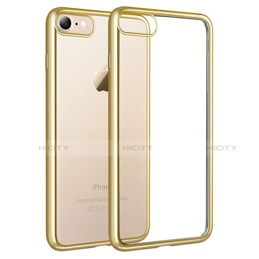 Coque Ultra Fine TPU Souple Transparente T18 pour Apple iPhone SE (2020) Or Plus