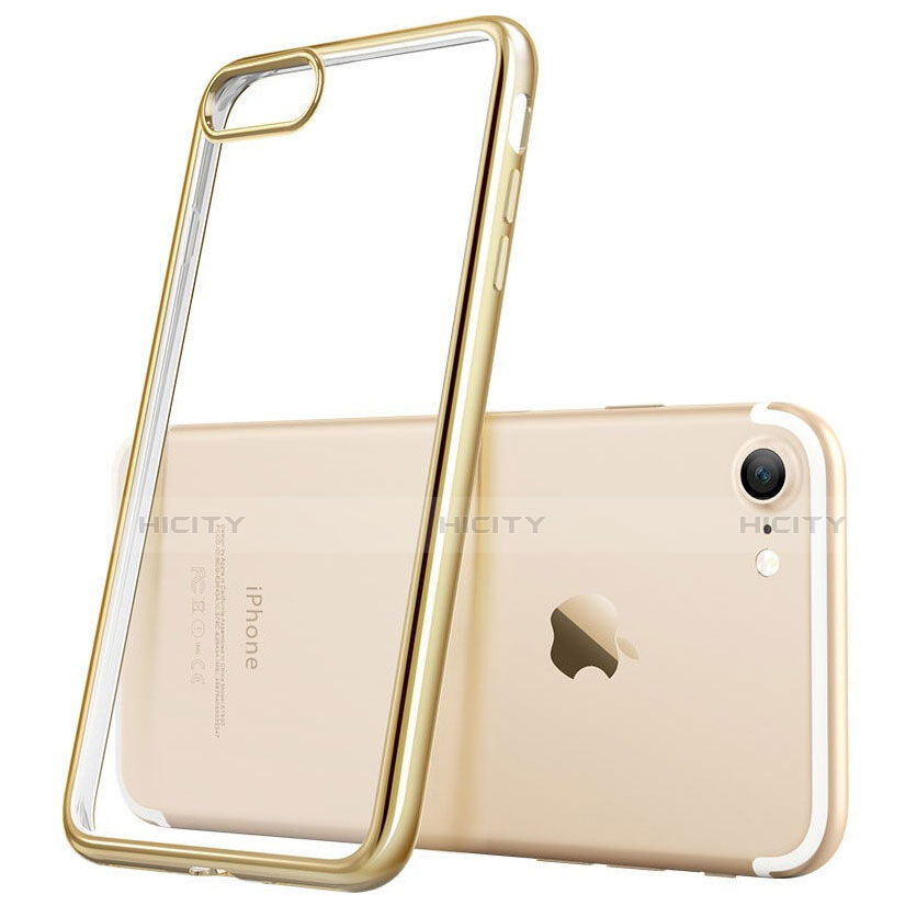 Coque Ultra Fine TPU Souple Transparente T18 pour Apple iPhone SE (2020) Or Plus