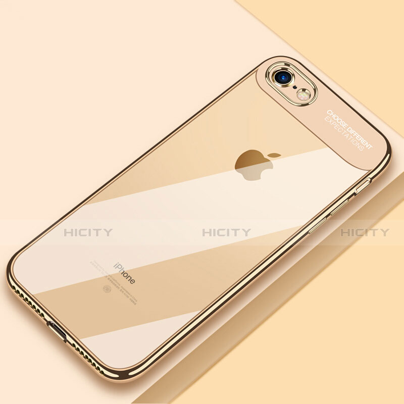 Coque Ultra Fine TPU Souple Transparente T18 pour Apple iPhone SE3 (2022) Or Plus
