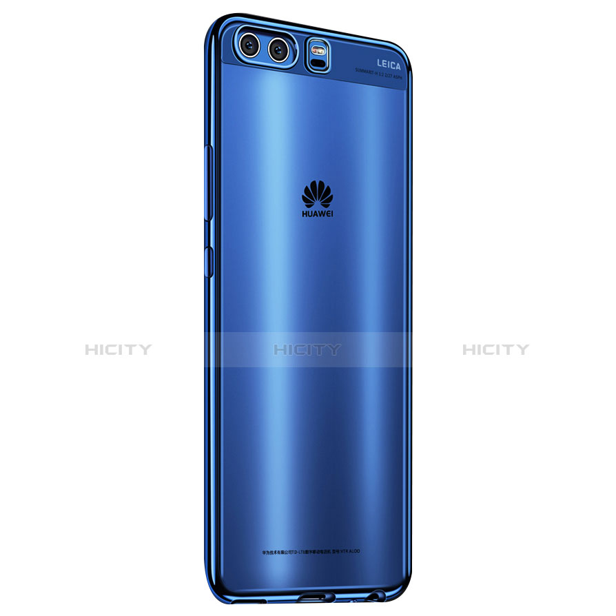 Coque Ultra Fine TPU Souple Transparente U05 pour Huawei P10 Bleu Plus